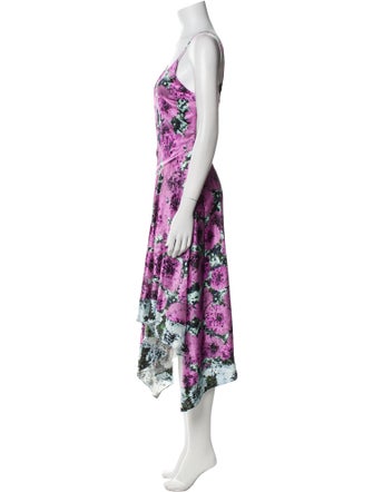 Fleur Du Mal Silk Midi Length Dress