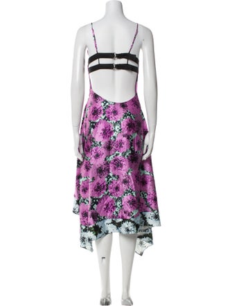 Fleur Du Mal Silk Midi Length Dress