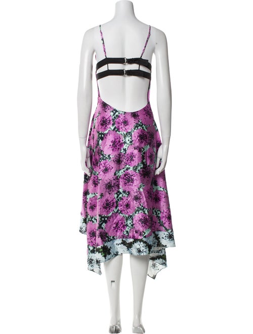 Fleur Du Mal Silk Midi Length Dress