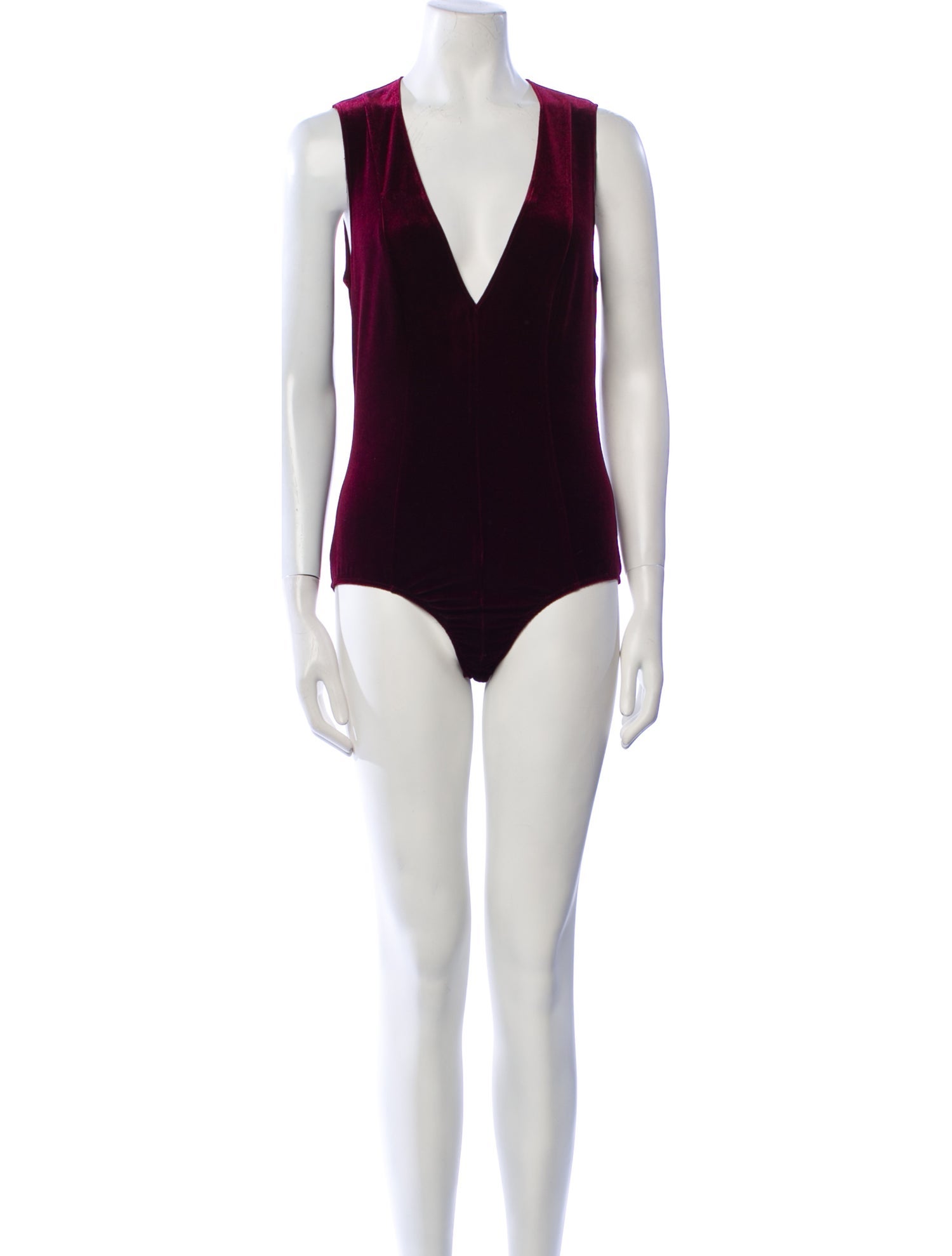 Fleur Du Mal V-Neck Sleeveless Bodysuit w/ Tags