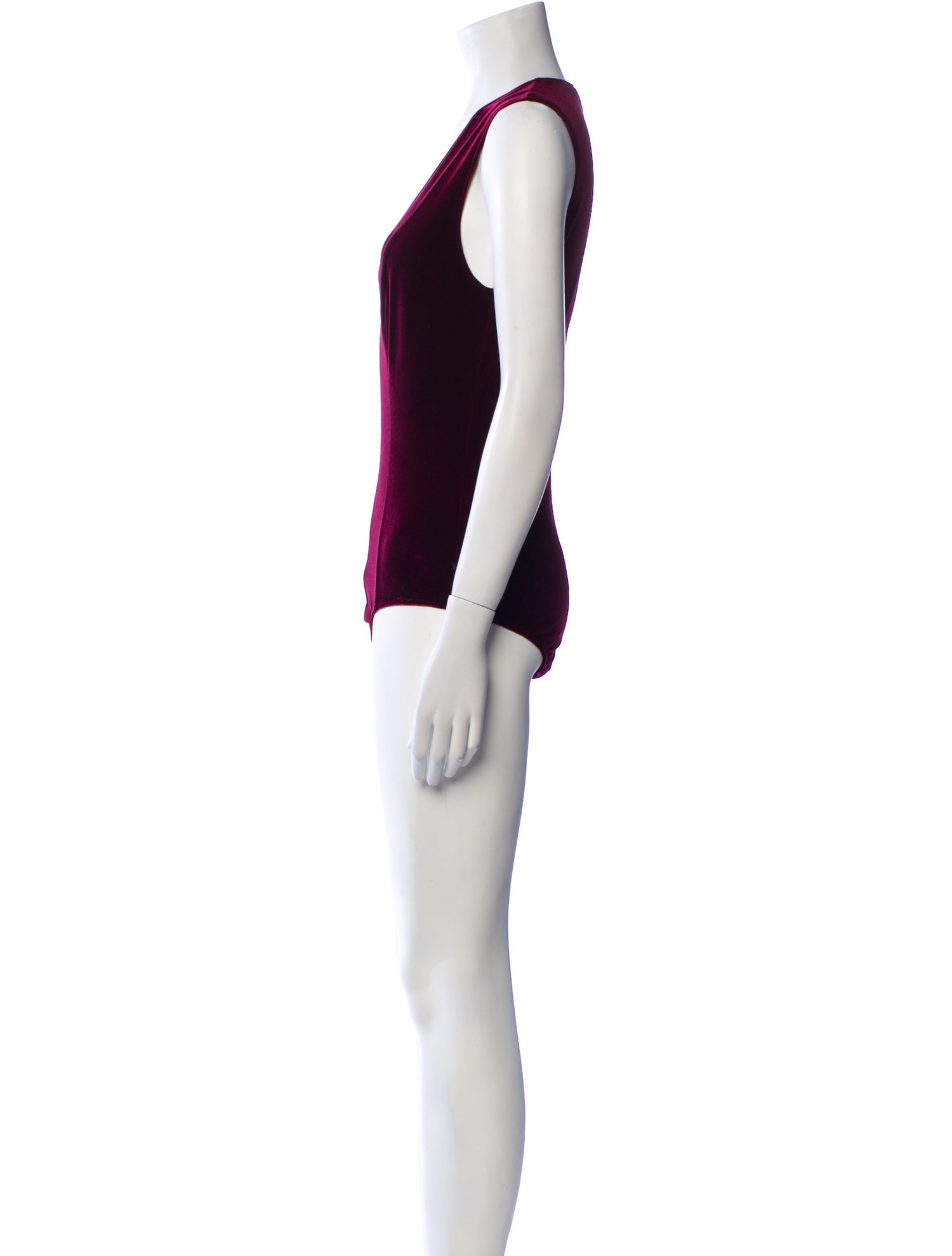 Fleur Du Mal V-Neck Sleeveless Bodysuit w/ Tags