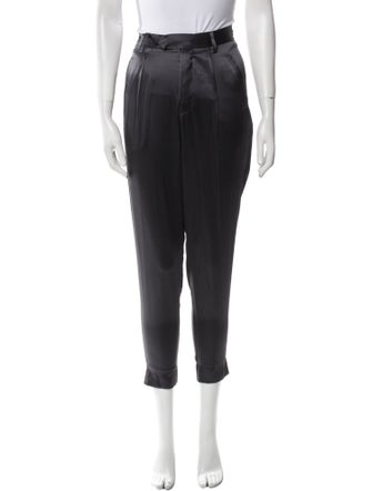 Fleur Du Mal Silk Skinny Leg Pants