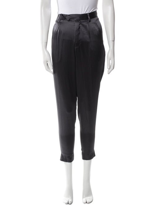 Fleur Du Mal Silk Skinny Leg Pants