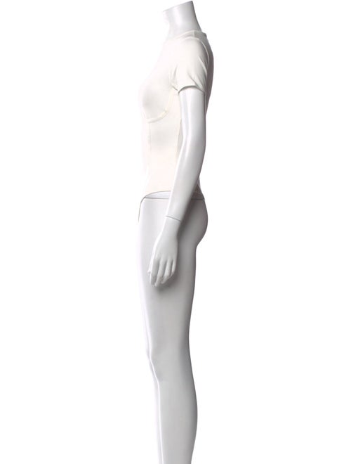 Fleur Du Mal Crew Neck Short Sleeve Bodysuit