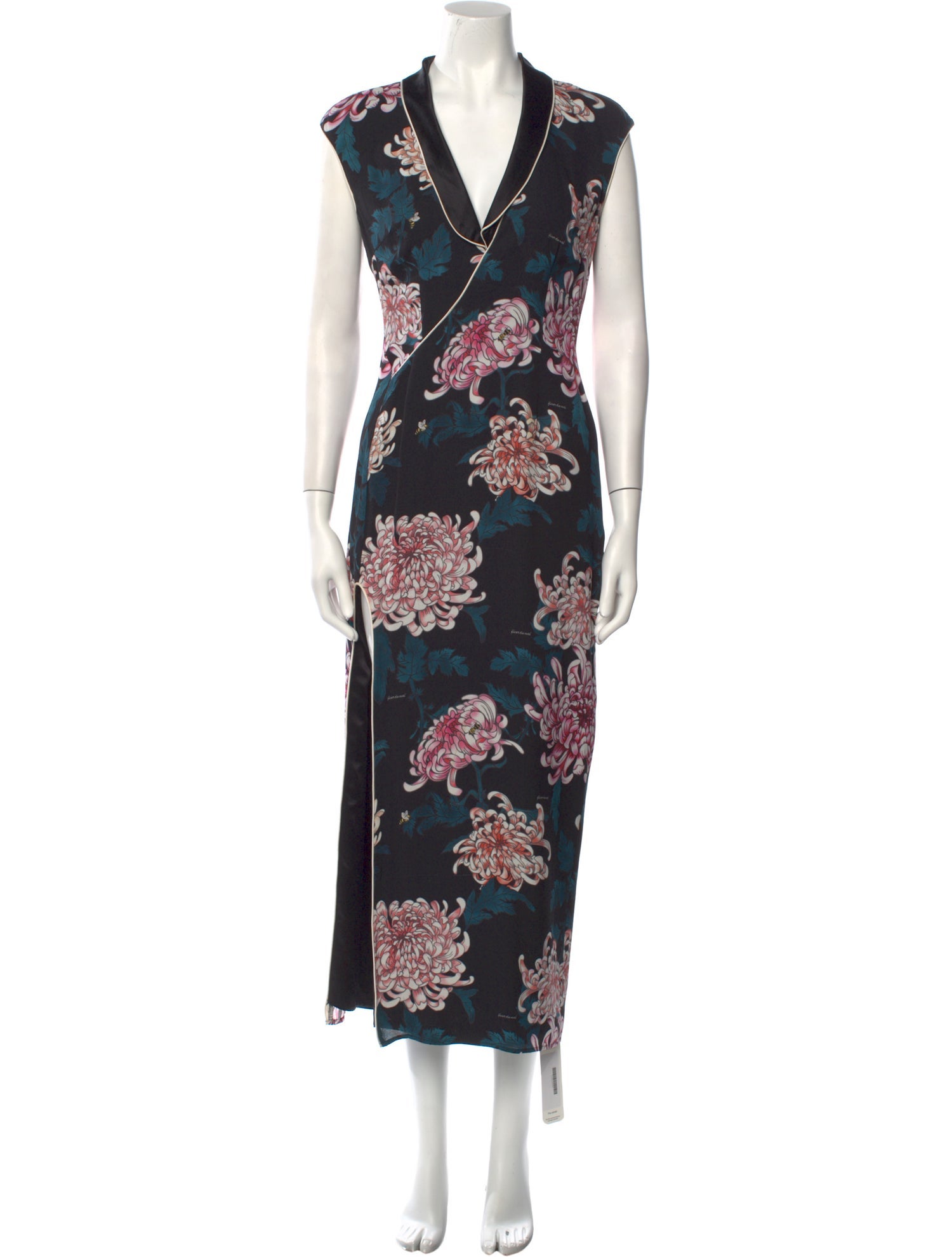 Fleur Du Mal Silk Long Dress