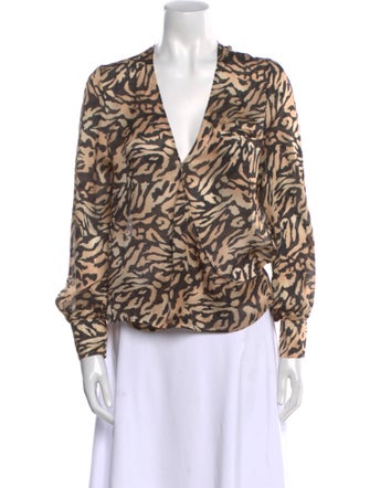 Fleur Du Mal Silk Printed Blouse