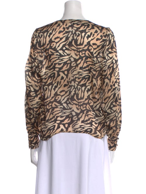 Fleur Du Mal Silk Printed Blouse