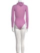 Fleur Du Mal Mock Neck Long Sleeve Bodysuit