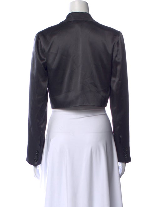 Fleur Du Mal Silk V-Neck Crop Top