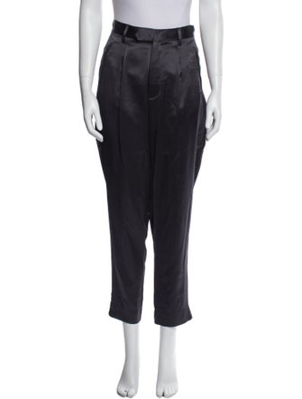 Fleur Du Mal Silk Skinny Leg Pants