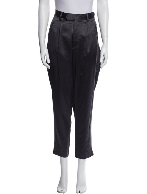 Fleur Du Mal Silk Skinny Leg Pants