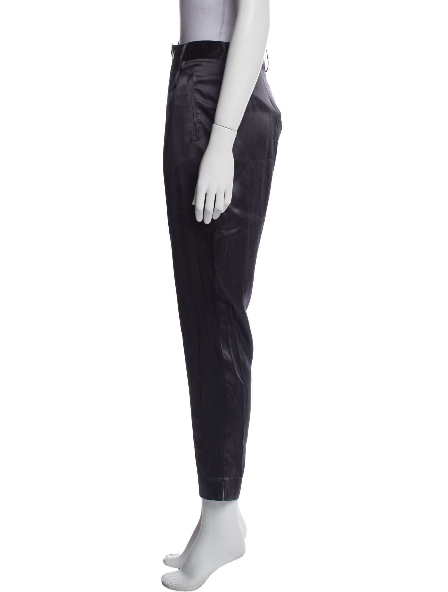 Fleur Du Mal Silk Skinny Leg Pants