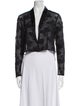 Fleur Du Mal Lace Pattern Evening Jacket