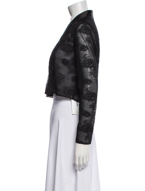 Fleur Du Mal Lace Pattern Evening Jacket