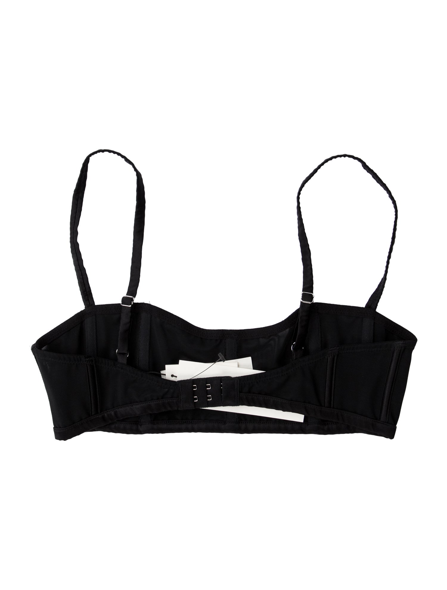 Fleur Du Mal Square Neckline Sleeveless Crop Top