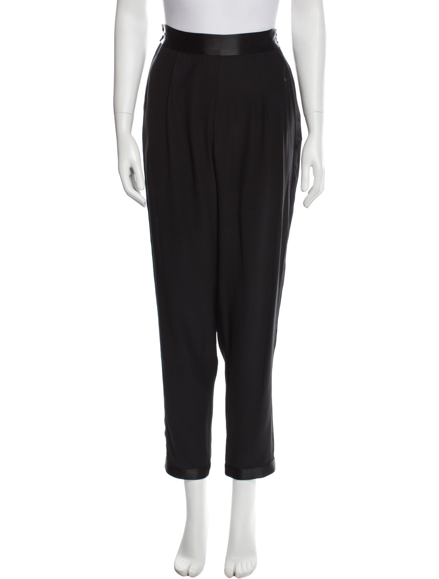 Fleur Du Mal Silk Skinny Leg Pants