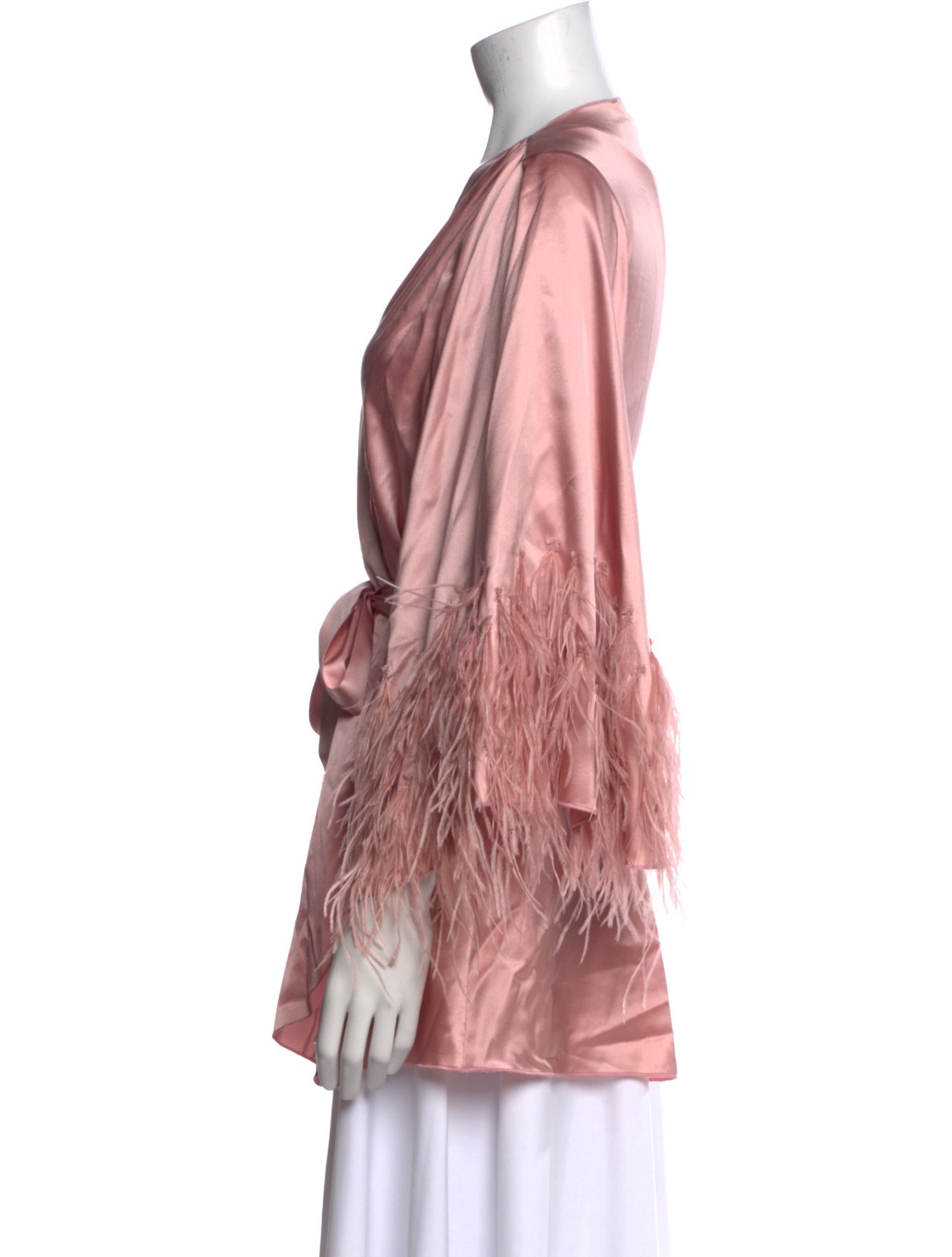 Fleur Du Mal Silk V-Neck Tunic w/ Tags