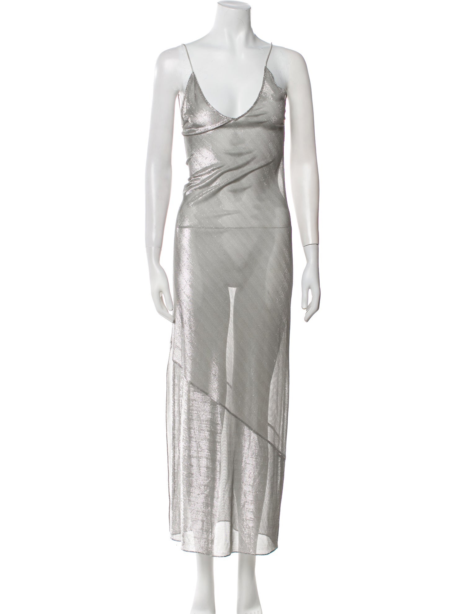 Fleur Du Mal Scoop Neck Long Dress