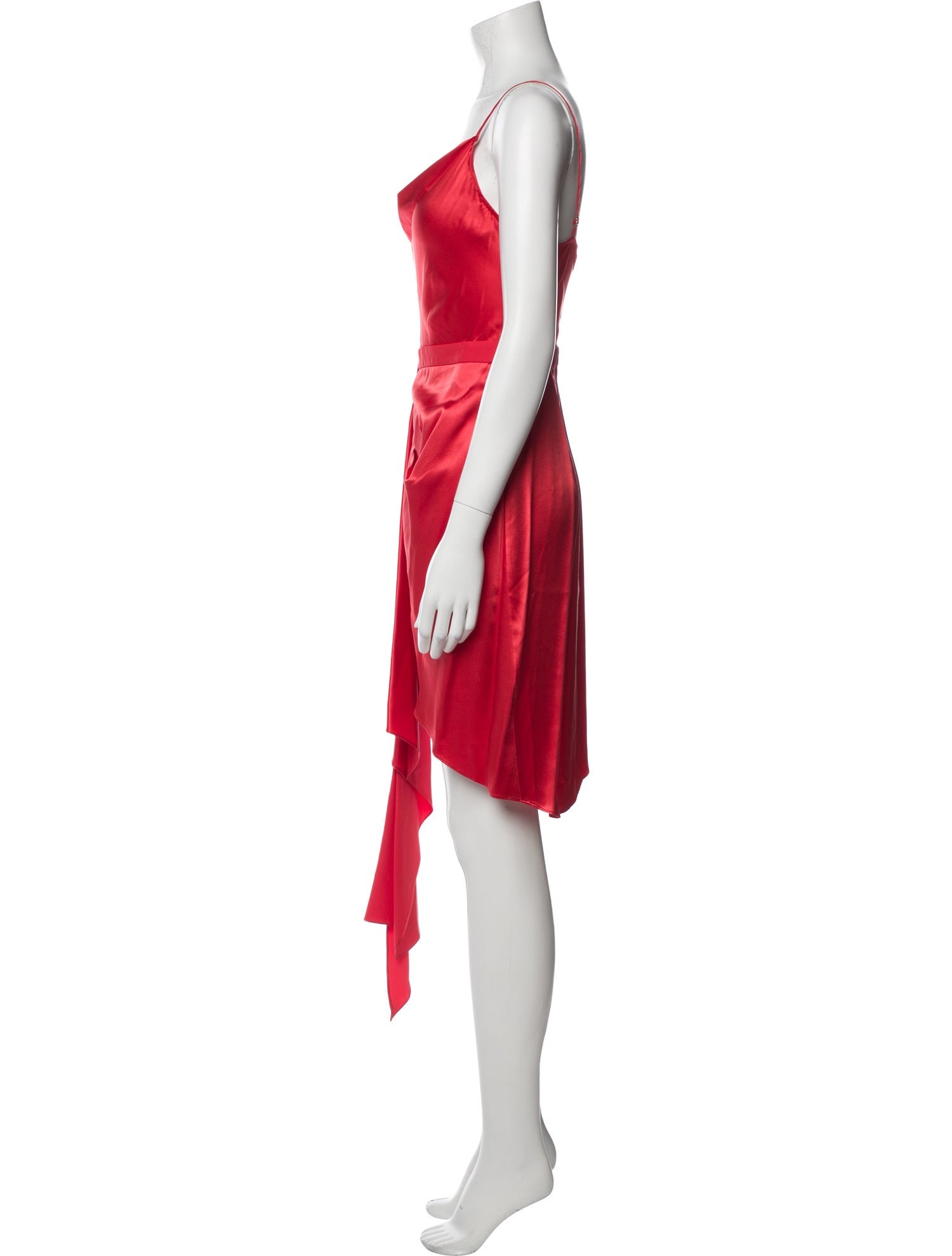 Fleur Du Mal Silk Knee-Length Dress