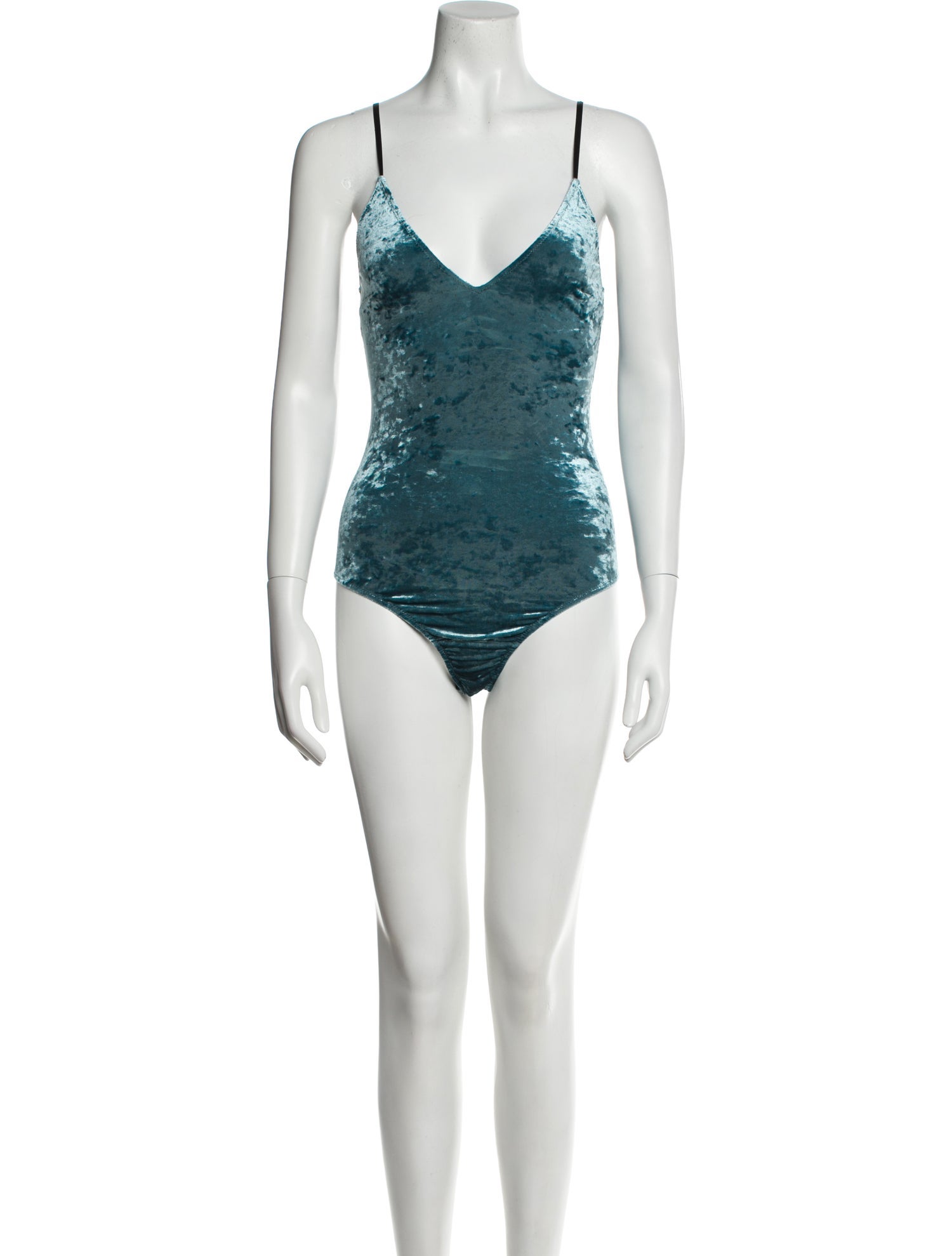 Fleur Du Mal V-Neck Sleeveless Bodysuit