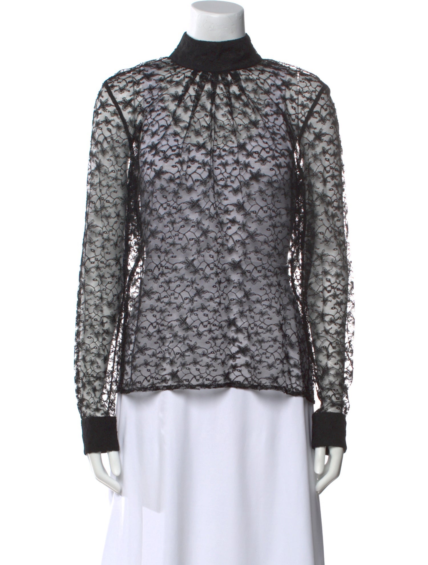 Fleur Du Mal Mock Neck Sweater