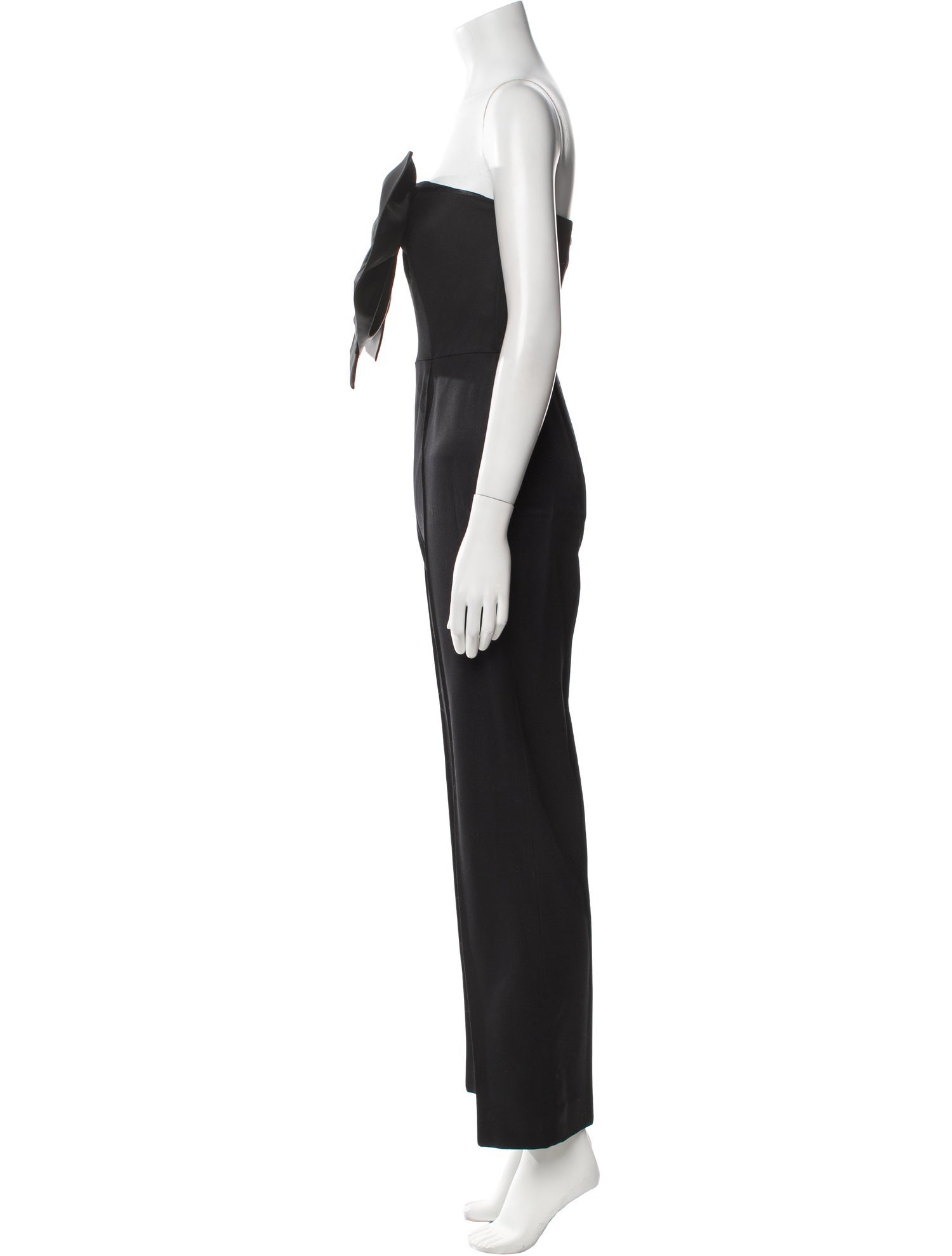 Fleur Du Mal Wool Strapless Jumpsuit