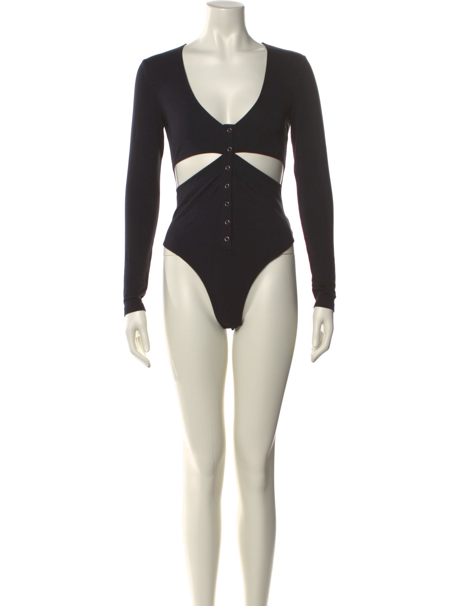 Fleur Du Mal V-Neck Long Sleeve Bodysuit w/ Tags