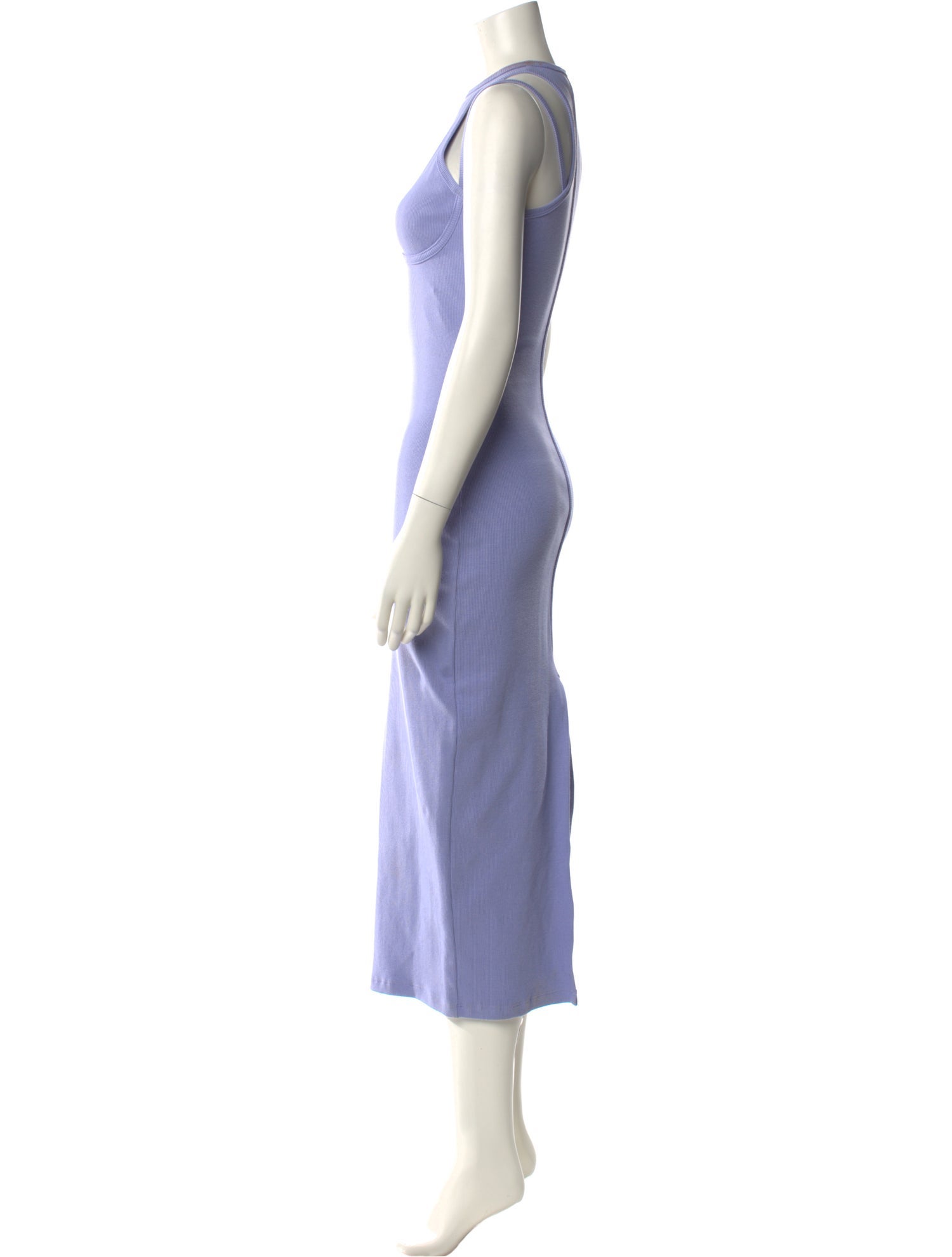 Fleur Du Mal Mock Neck Long Dress