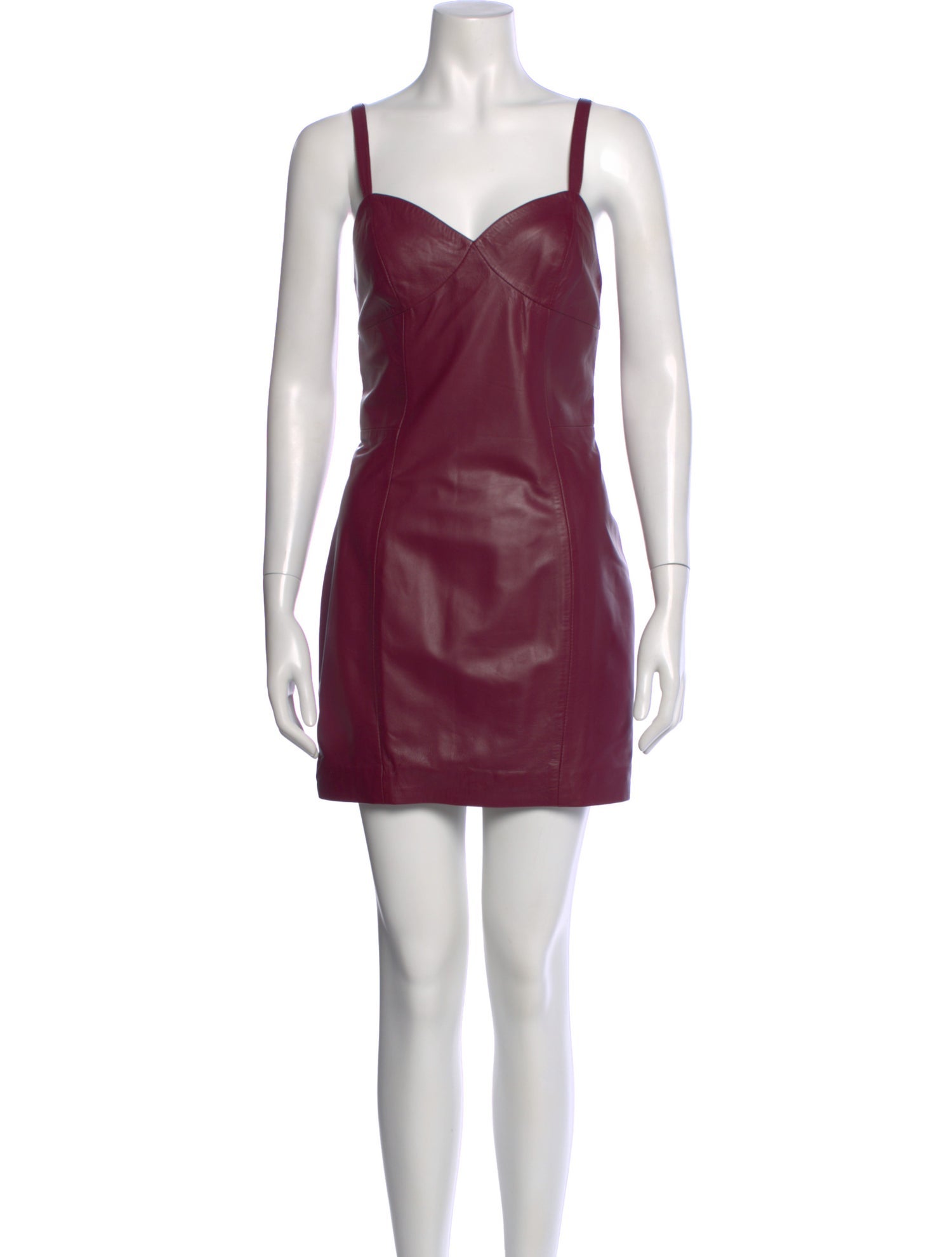 Fleur Du Mal Lamb Leather Mini Dress w/ Tags