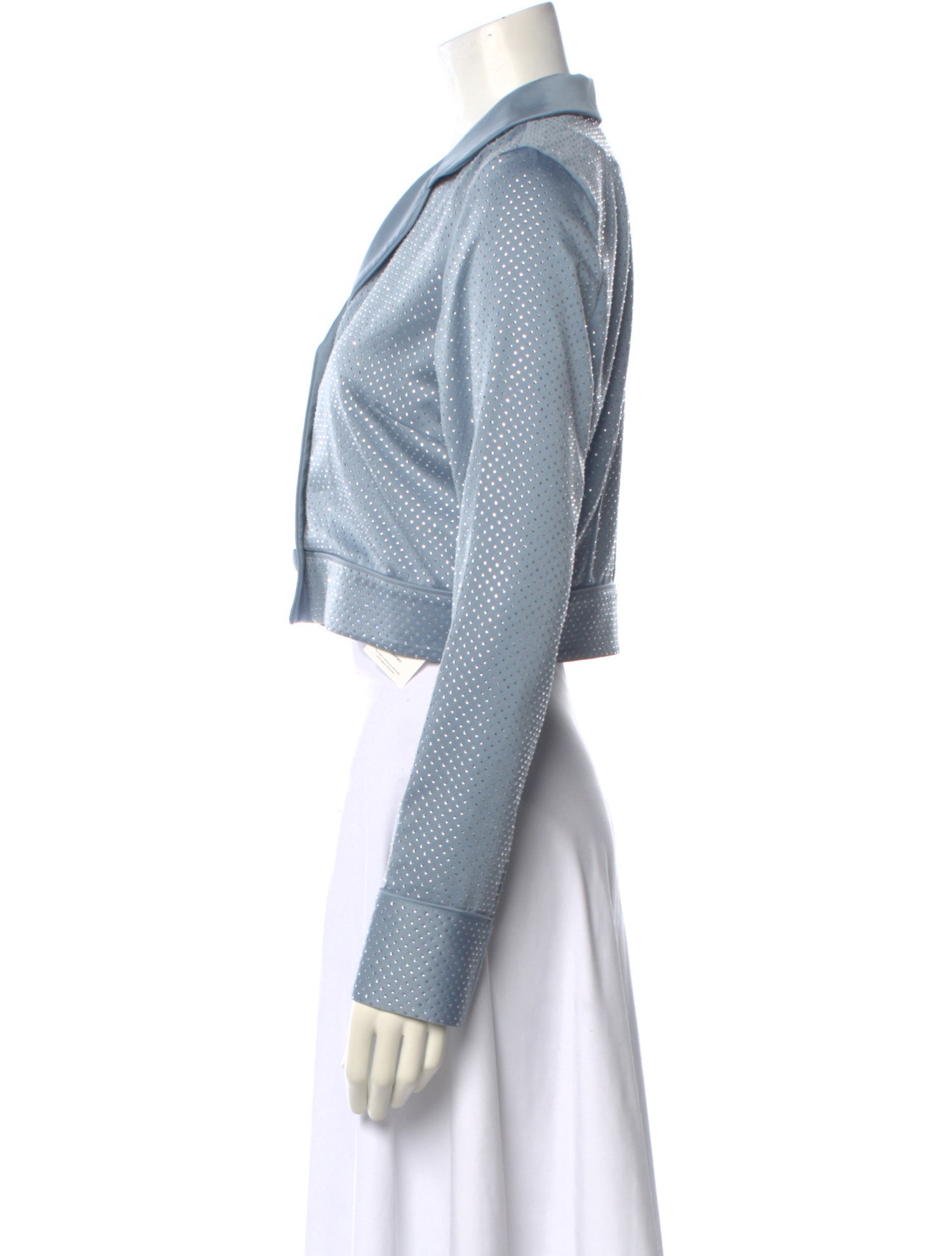 Fleur Du Mal Polka Dot Print Long Sleeve Blouse