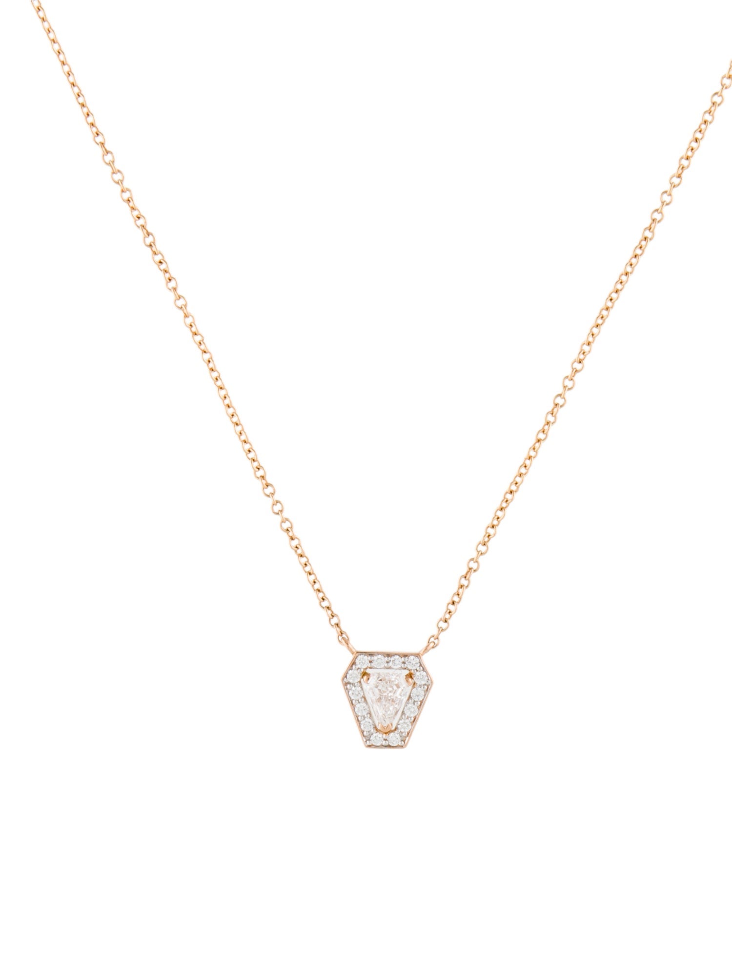Walters Faith 18K Diamond Keynes Shield Pendant Necklace