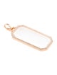 Walters Faith 18K Quartz & Diamond Rectangular Tablet Charm Pendant