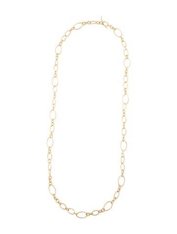 Faraone Mennella Chain 18k Stella Link Necklace