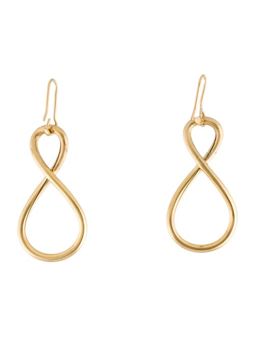 Faraone Mennella 18K Infinity Twist Drop Earrings
