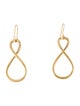 Faraone Mennella 18K Infinity Twist Drop Earrings