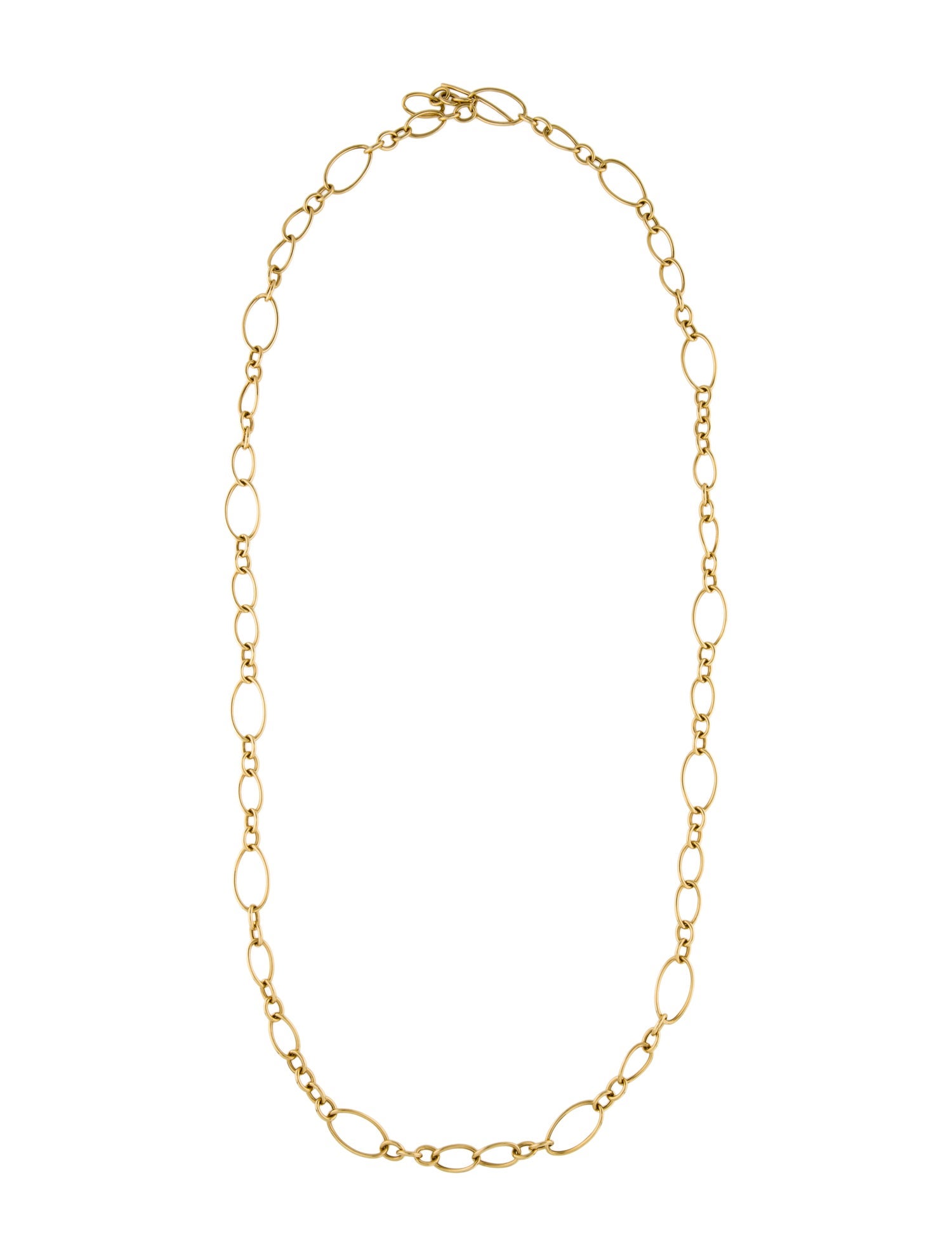 Faraone Mennella 18K Oval LInk Long Necklace