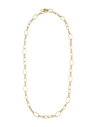 Faraone Mennella 18K Oval LInk Long Necklace