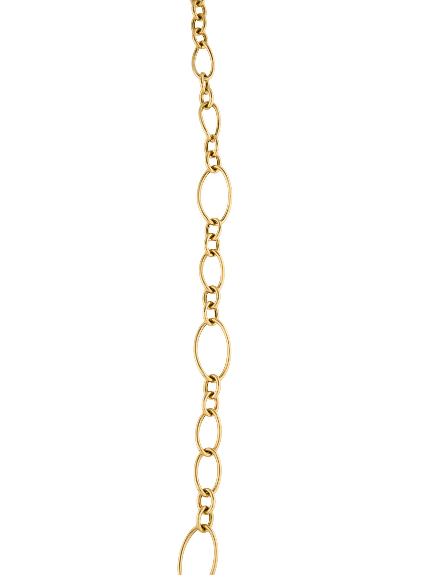 Faraone Mennella 18K Oval LInk Long Necklace