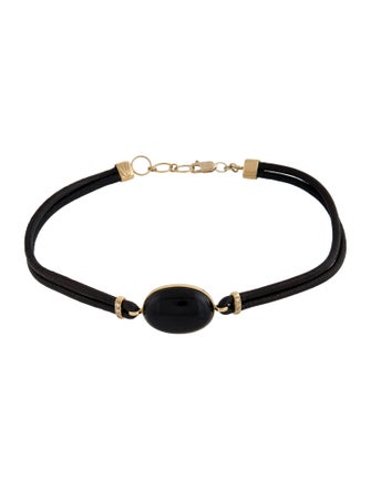 Faraone Mennella 18K 21.33ctw Onyx & Diamond Collar Necklace