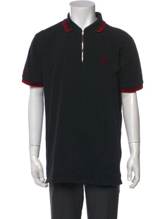 Marcelo Burlon County of Milan Collar Short Sleeve Polo Shirt