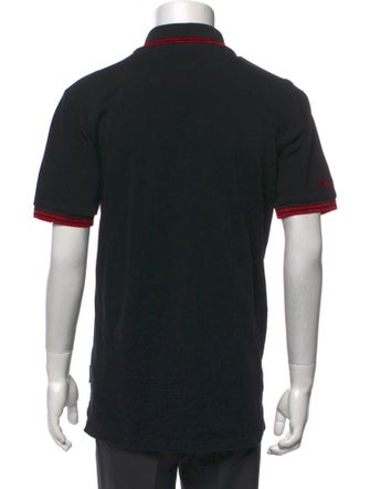 Marcelo Burlon County of Milan Collar Short Sleeve Polo Shirt