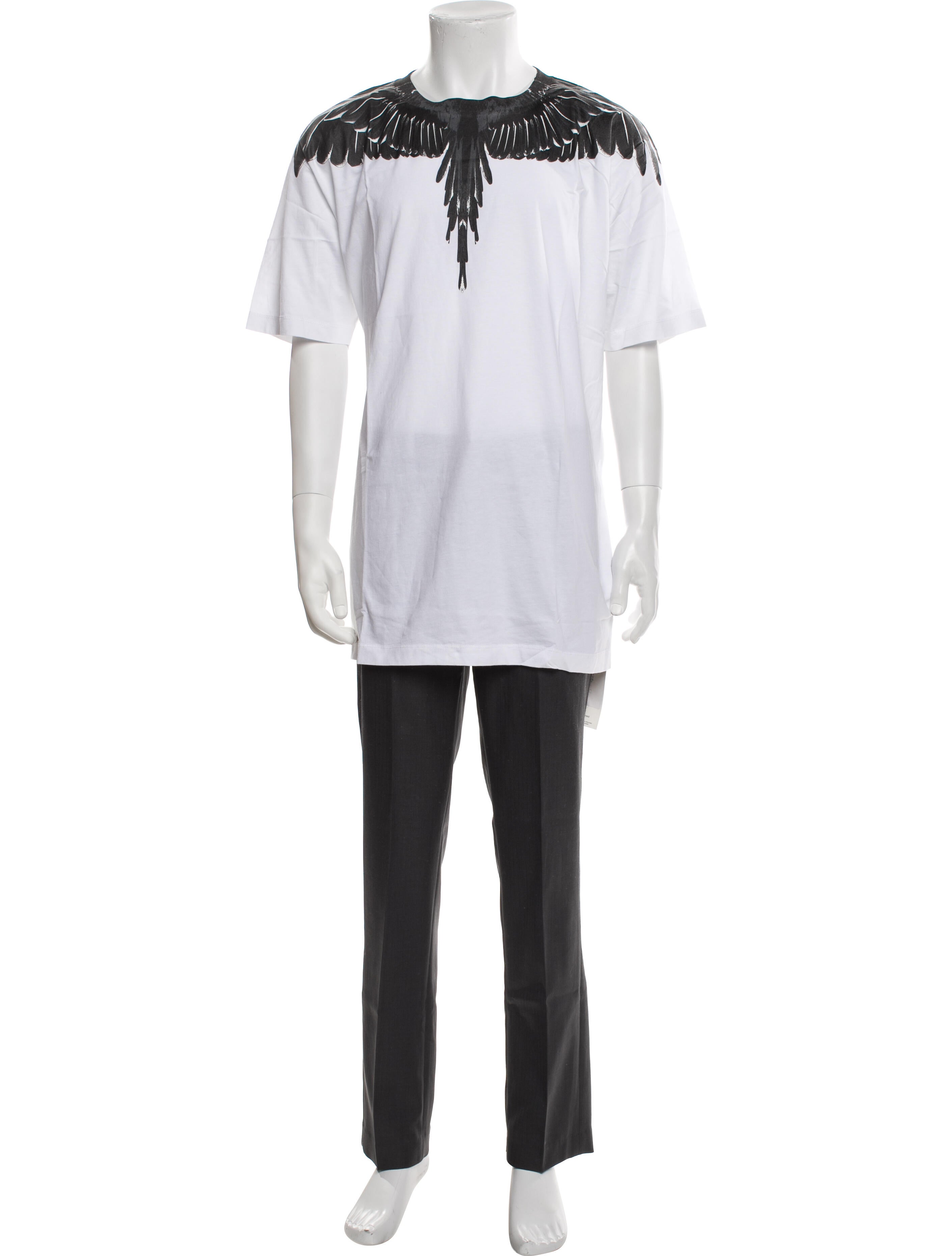 Marcelo Burlon County of Milan Graphic Print Crew Neck T-Shirt w/ Tags