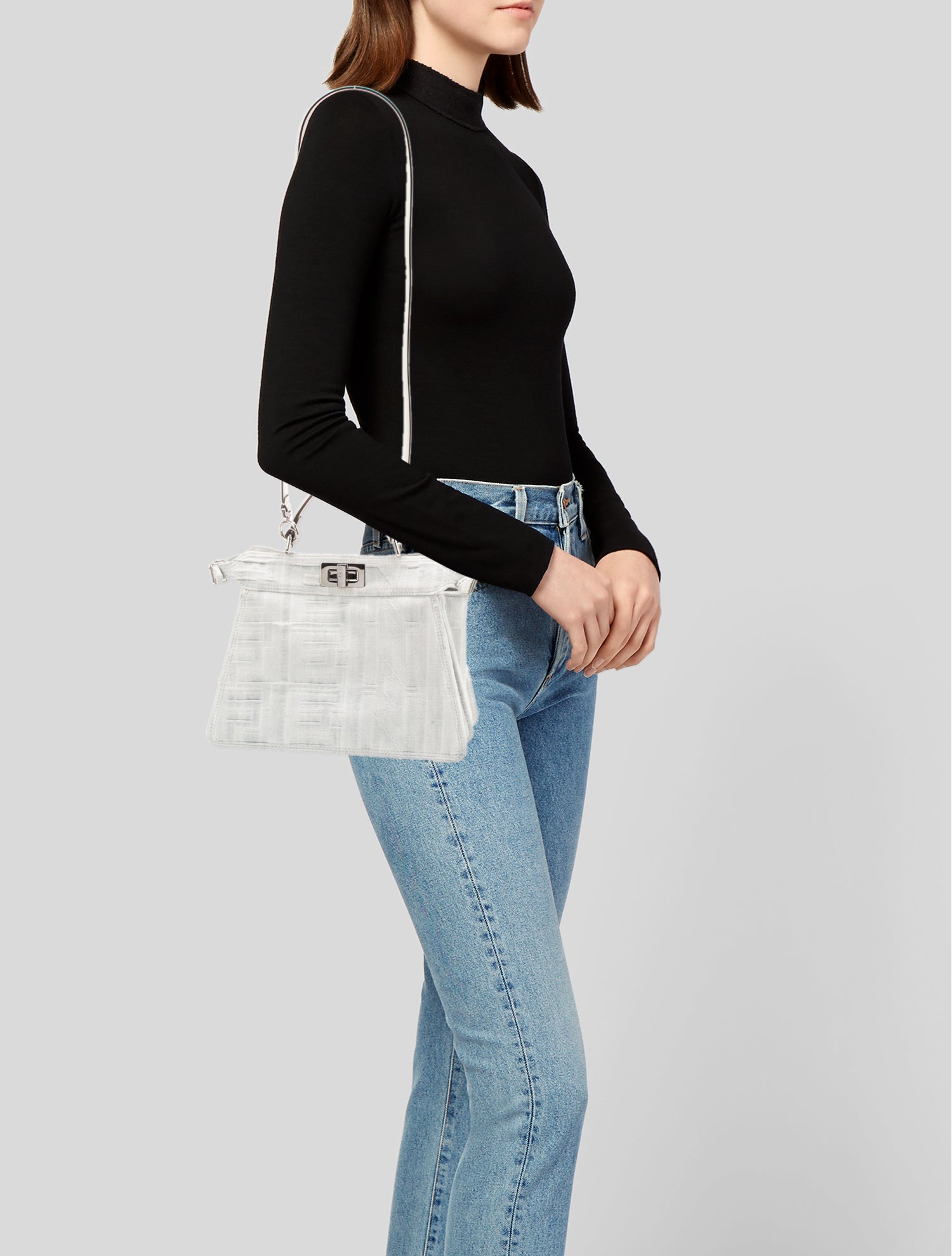 Fendi x Marc Jacobs Canvas Top Handle Bag