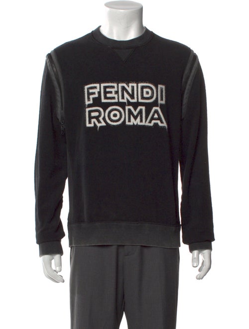 Fendi x Marc Jacobs Graphic Print Crew Neck Sweatshirt