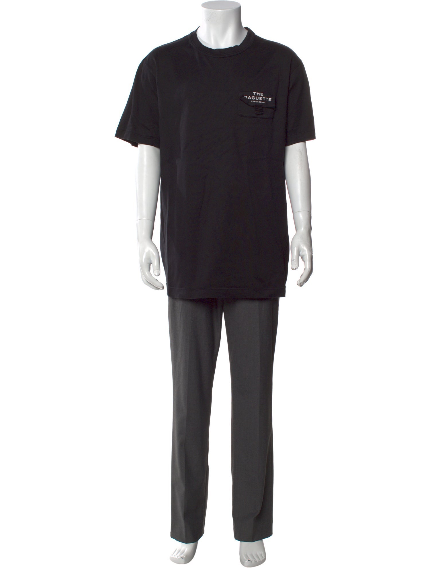 Fendi x Marc Jacobs Graphic Print Crew Neck T-Shirt