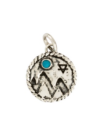 FoundRae x Pamela Love Turquoise 'Earth' Medium Medallion Charm