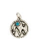FoundRae x Pamela Love Turquoise 'Earth' Medium Medallion Charm