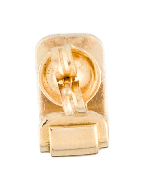 FoundRae 18K Diamond 'S' Initial Single Huggie Earring