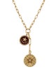 FoundRae 18K Enamel & Diamond Pendant Necklace