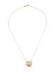 FoundRae 18K Diamond Passion Champleve Enamel Pendant Necklace